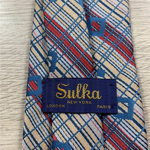 Vintage Sulka Pattern Tie - Picture 3 of 6